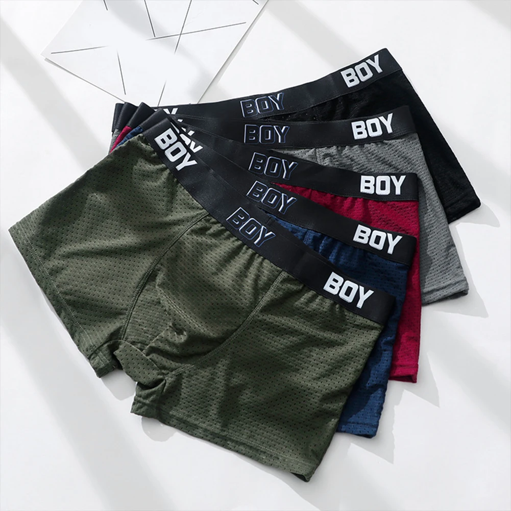 Mens Boxer Underwear Sexy Mesh Pouch Shorts Underpants Ultra-thin Soft Lingerie Loose Breathable Panties Solid Elastic Trunks
Mens Boxer Underwear Sexy Mesh Pouch Shorts Underpants Ultra-thin Soft Lingerie Loose Breathable Panties Solid Elastic Trunks