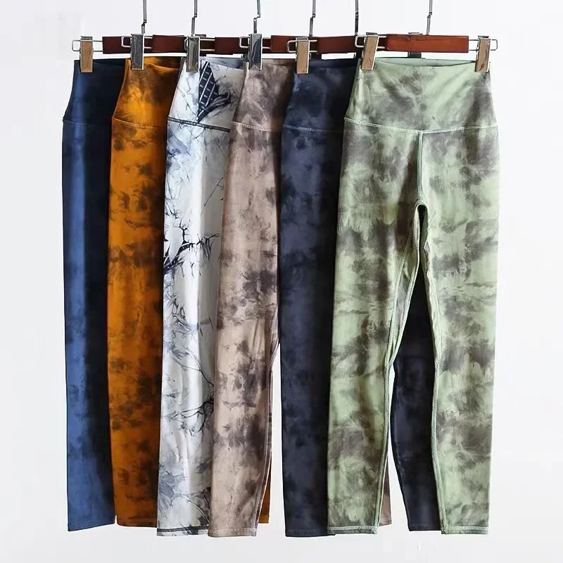 Lulu Tie-dye Print Yoga Gym Pants Women's Double-sided Brocade Stretch High Waist Hip Lift Tight Sweatpants Women Clothing Bras
Lulu Tie-dye Print Yoga Gym Pants Women's Double-sided Brocade Stretch High Waist Hip Lift Tight Sweatpants Women Clothing Bras