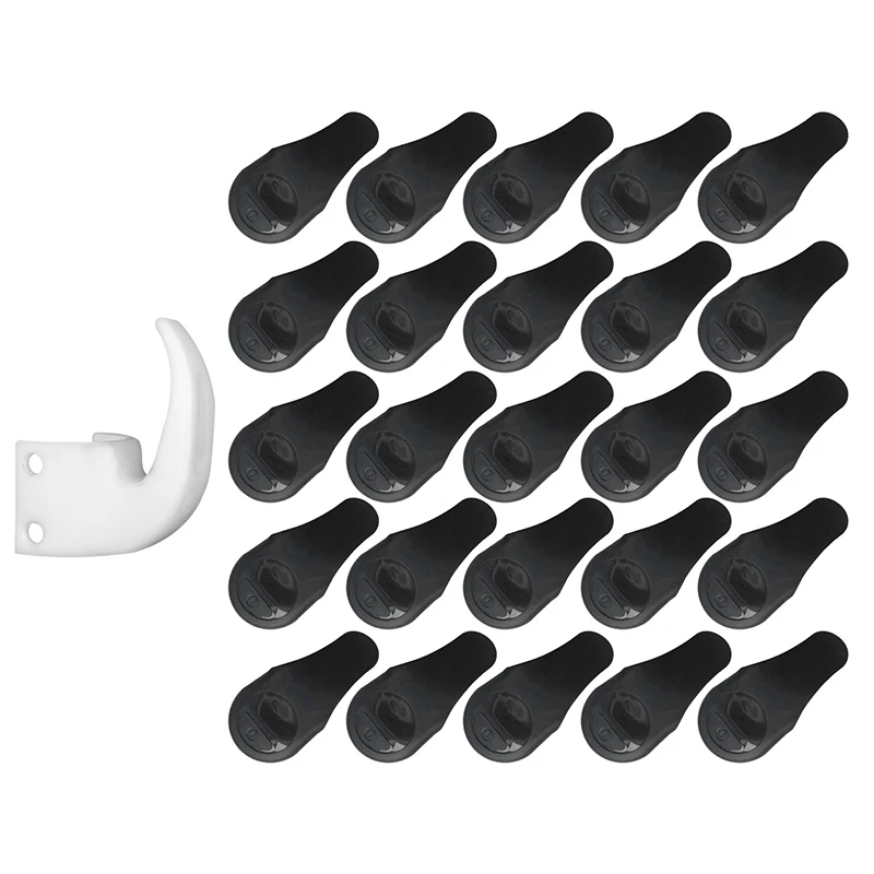 

1 Pcs Scooter Front Hook White & 25Pcs Electric Scooter Waterproof Silicone Case Dashboard Panel Circuit Board Cover