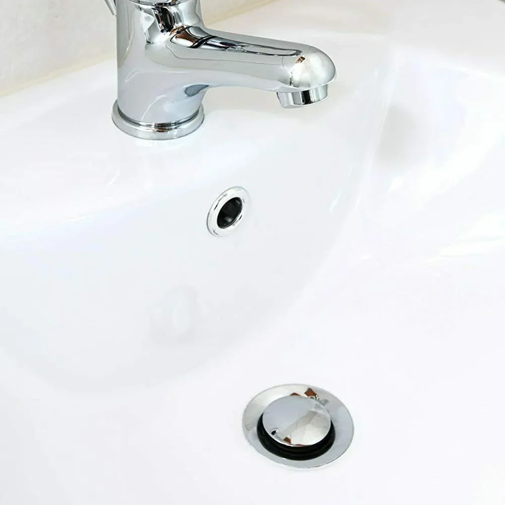 

Universal Sink Plug Bathroom 40mm Pop-Up Plug Replacement Drain Plug Wash Basins Plug Catcher Bath Stopper Kitchen Accessories