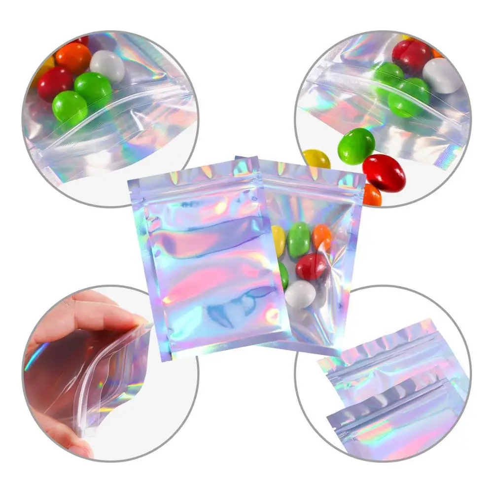 100 Piece Holographic Bag Laser Rainbow Pattern Self Sealing Bag Candy Bag and Front Window Sample Bag 7 Mallzona Sba056cd1fed4402a9da7a0b53f2681eda 100 Piece Holographic Bag Laser Rainbow Pattern Self Sealing Bag Candy Bag and Front Window Sample Bag Mallzona