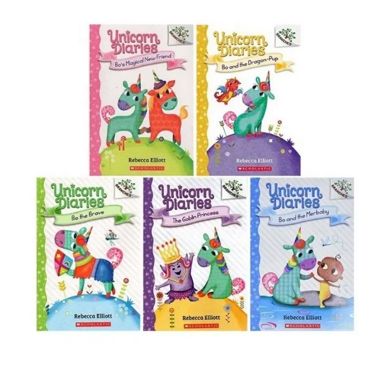 

5 Volumes of Unicorn Diaries Children's Bridge Chapter Book Children English Book for Kid Bedtime Reading