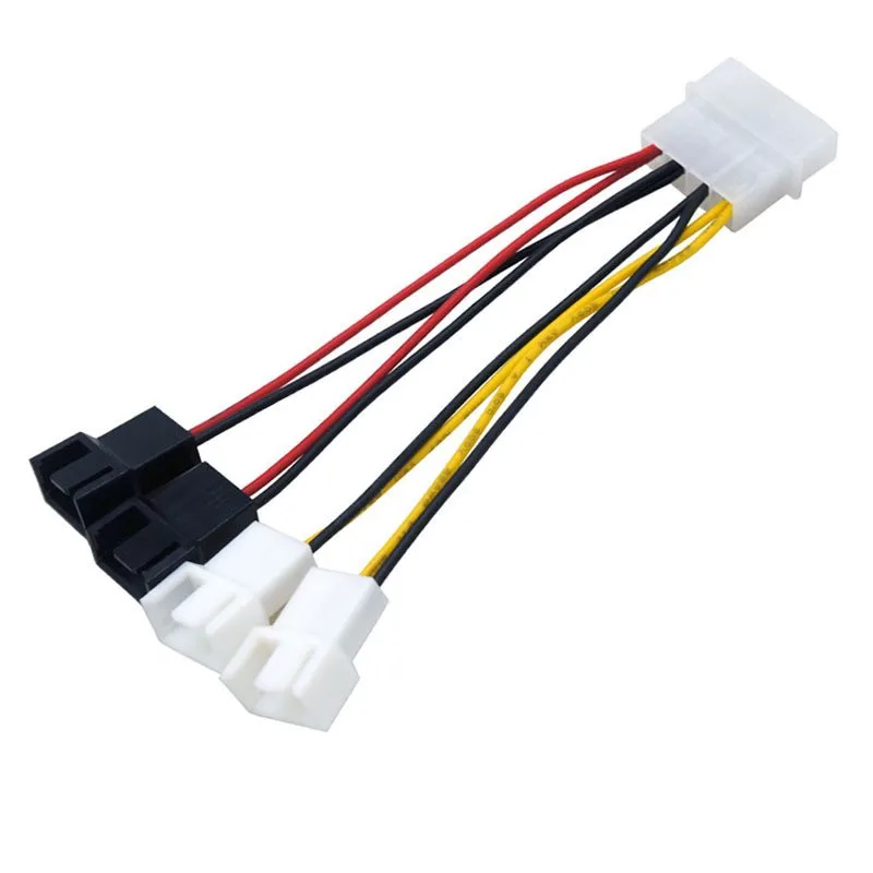 4-контактный кабель питания Molex к 3-контактному вентилятору, адаптер, разъем 12 В x 2 / 5 В x 2, для компьютера, для процессора
4-контактный кабель питания Molex к 3-контактному вентилятору, адаптер, разъем 12 В x 2 / 5 В x 2, для компьютера, для процессора