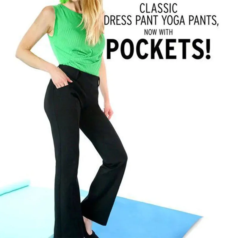 2022 New Arrivals Yoga Pants Skinny Flare Pants Women Ladies Office High Waist Pocket Straight Pants Work Wear Trousers
2022 New Arrivals Yoga Pants Skinny Flare Pants Women Ladies Office High Waist Pocket Straight Pants Work Wear Trousers