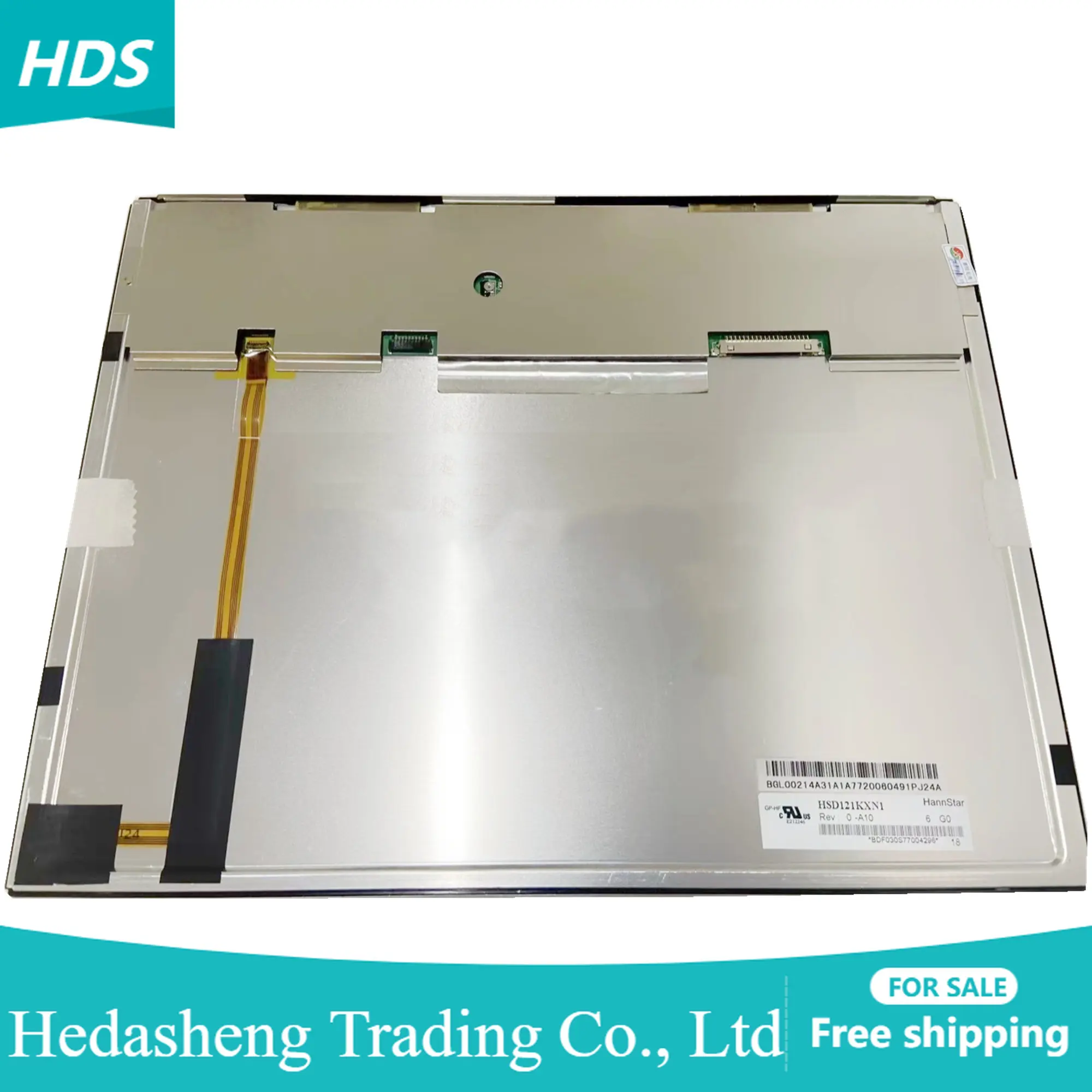 HSD121KXN1-A10 12,1 дюйма для ЖК-экрана Hannstar, панель дисплея 1024(RGB)× 768 
HSD121KXN1-A10 12,1 дюйма для ЖК-экрана Hannstar, панель дисплея 1024(RGB)× 768