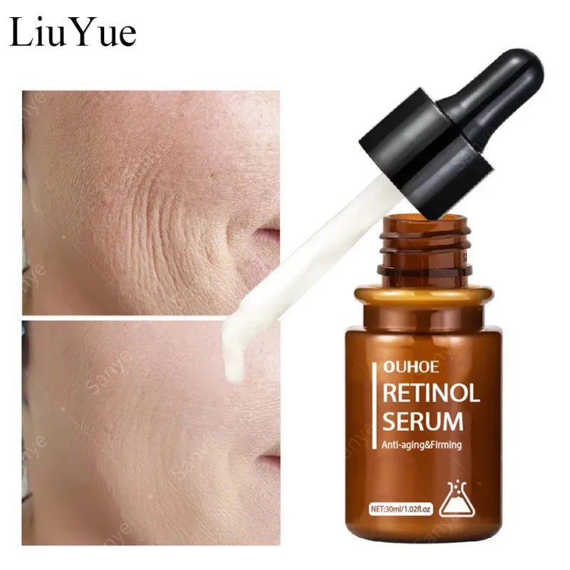 

Retinol Wrinkle Remover Firming Face Essence Whitening Anti-aging Cream Fade Fine Lines Anti-Wrinkle Serum Collagen Boost Liquid