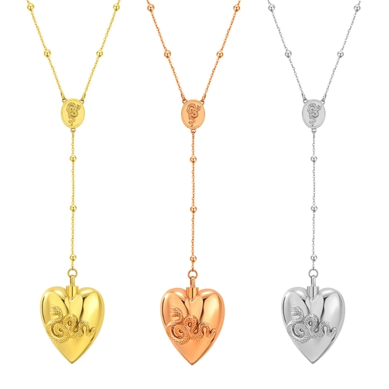 Heart Snake Pendant Necklace Wedding Jewelry Accessories for Women Girl Birthday Dropship
Heart Snake Pendant Necklace Wedding Jewelry Accessories for Women Girl Birthday Dropship