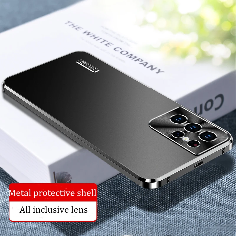 Металлический магнитный чехол для Samsung Galaxy S23, S22, S21, Ультратонкий матовый защитный чехол из алюминиевого сплава для всех объективов
Металлический магнитный чехол для Samsung Galaxy S23, S22, S21, Ультратонкий матовый защитный чехол из алюминиевого сплава для всех объективов