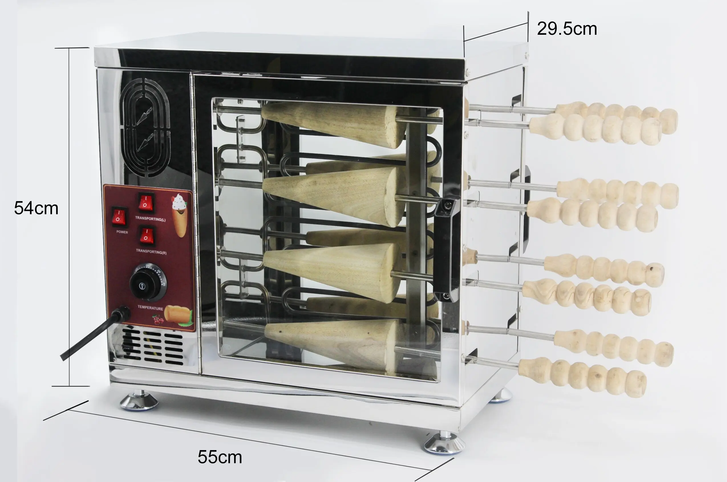 Chimney Ice Cream Waffle Making Equipment Rollers Chimney Cake Oven Stainless Steel Kurtos Kalacs Baking Machine Bread Barbeque
Chimney Ice Cream Waffle Making Equipment Rollers Chimney Cake Oven Stainless Steel Kurtos Kalacs Baking Machine Bread Barbeque