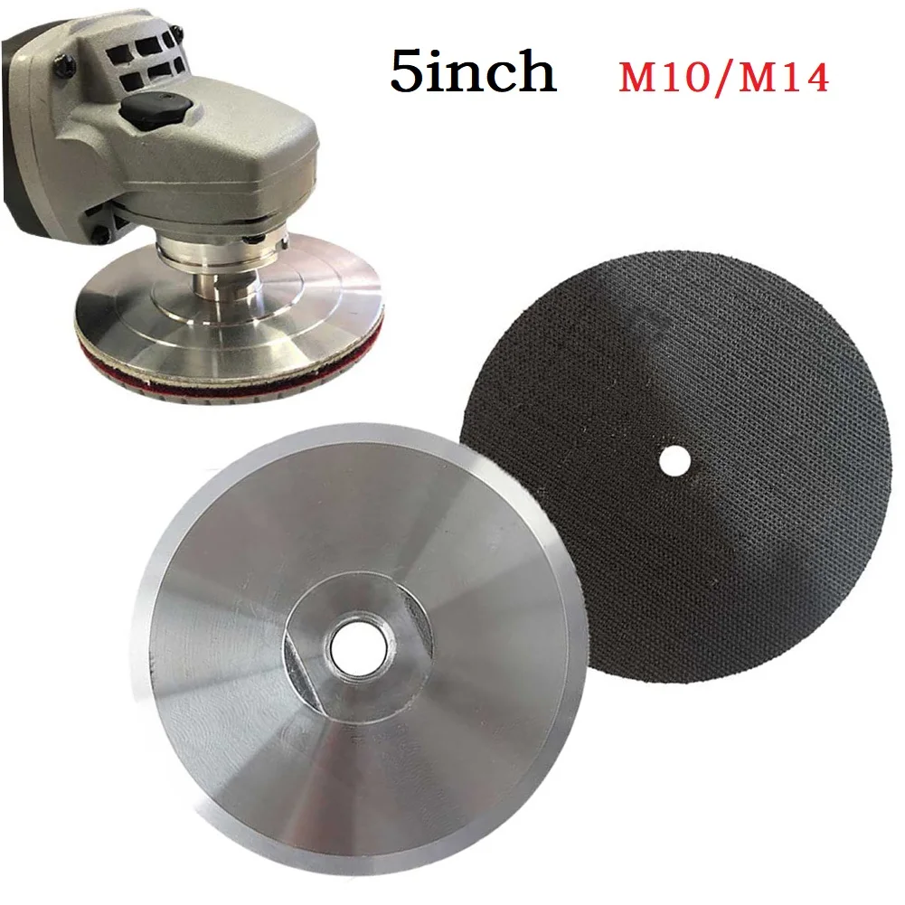 1pc 5inch 125mm Backer Pad Diamond Polishing Pad Hook & Loop Base Backing Holder For M14 M10 Thread AngIe Grinder Back Up Pad
1pc 5inch 125mm Backer Pad Diamond Polishing Pad Hook & Loop Base Backing Holder For M14 M10 Thread AngIe Grinder Back Up Pad