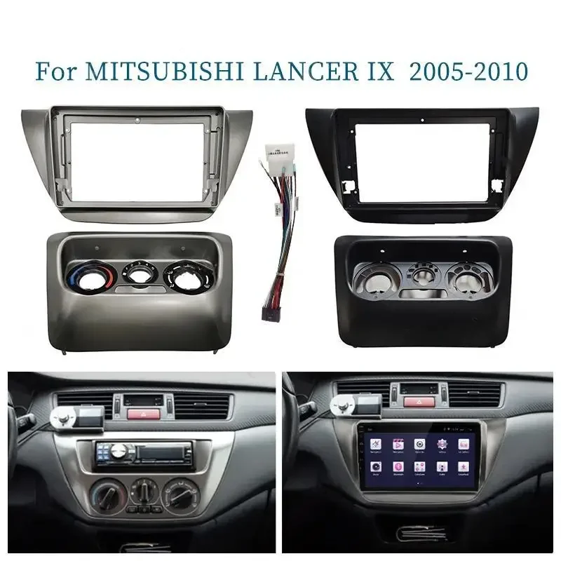 9-дюймовая Автомобильная Рамка адаптер для Mitsubishi Lancer Ralliart IX GLX Sportback Android Радио Аудио приборная панель комплект 
9-дюймовая Автомобильная Рамка адаптер для Mitsubishi Lancer Ralliart IX GLX Sportback Android Радио Аудио приборная панель комплект