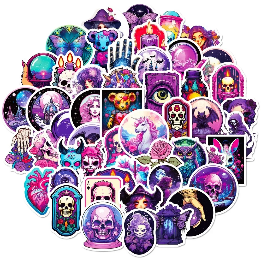 10/50Pcs Purple Dark Gothic Style Personality DIY Material Decorative Stickers for Skateboard Refrigerator Phone Case Waterproof
10/50Pcs Purple Dark Gothic Style Personality DIY Material Decorative Stickers for Skateboard Refrigerator Phone Case Waterproof