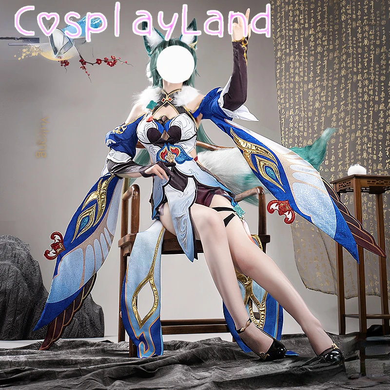 Yukong Cosplay Costume Honkai Star Rail Yukong Wig Dress Tail Ears Uniform Halloween Party Women Sexy Dress Role Play Outfit
Yukong Cosplay Costume Honkai Star Rail Yukong Wig Dress Tail Ears Uniform Halloween Party Women Sexy Dress Role Play Outfit