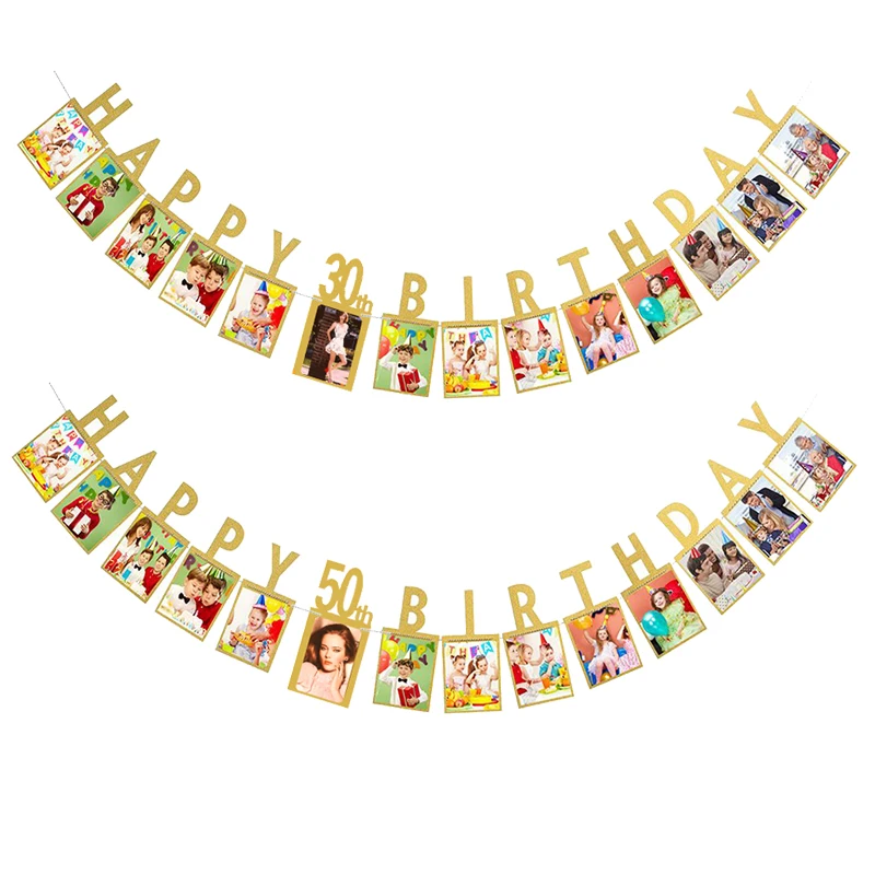 1Set 30 40 50 60 Years Old Photo Banner Pull Flowers For Adult Happy Birthday Party Anniversary Photo Commemorative Decoration
1Set 30 40 50 60 Years Old Photo Banner Pull Flowers For Adult Happy Birthday Party Anniversary Photo Commemorative Decoration