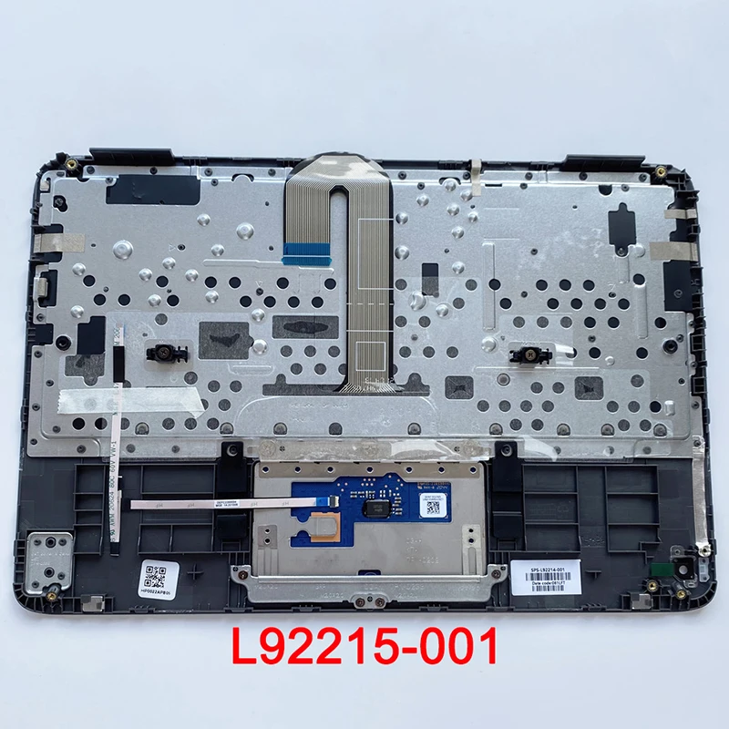 For HP Chromebook X360 11 G3 EE Laptop keyboard upper cover palm rest touchpad L92214-001 L92215-001 For HP Chromebook X360 11 G3 EE Laptop keyboard upper cover palm rest touchpad L92214-001 L92215-001