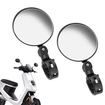 Espelho Retrovisor de Guidão de Bicicleta com Ângulos Ajustáveis de Alta Definição para Bicicletas de Montanha e Scooters Elétricos 13 Road Bike Mirror Bicycle Handlebar Wing Mirror Reusable Safe Cycling Rear Vision Mirrors For Motorcycle Electric Bike Mountain