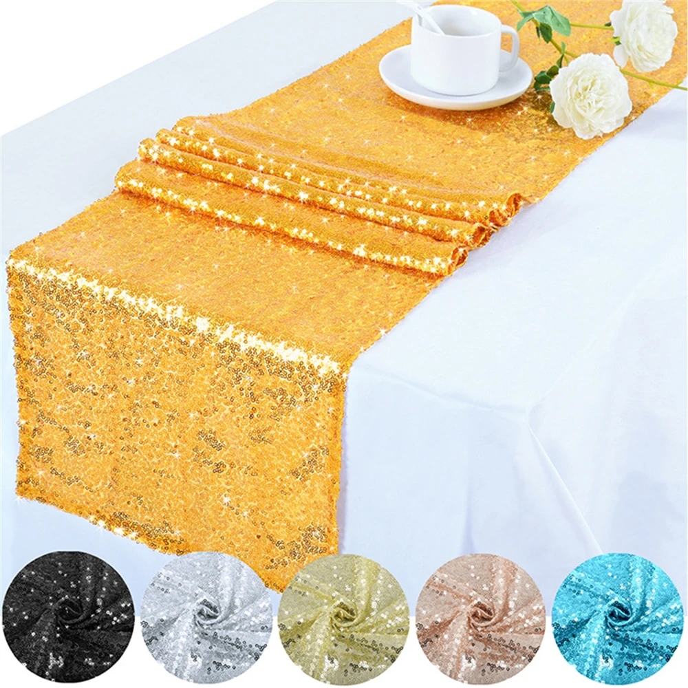 2024 Sequin Table Runners for Wedding Decoration Sparkly Rose Gold Tablecloth Birthday Party Table Flag Home Desk Dust Cover
2024 Sequin Table Runners for Wedding Decoration Sparkly Rose Gold Tablecloth Birthday Party Table Flag Home Desk Dust Cover
