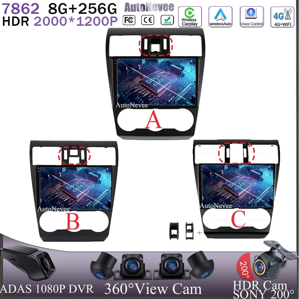 Android13 For Subaru Forester XV WRX 2016-2020 High-performance CPU HDR QLED Multimedia Player GPS Navigation No 2din DVD Wifi 
Android13 For Subaru Forester XV WRX 2016-2020 High-performance CPU HDR QLED Multimedia Player GPS Navigation No 2din DVD Wifi