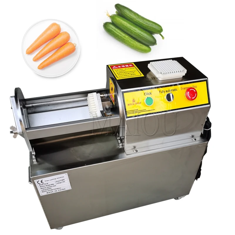 

Commercial Electric French Fries For Potato Radish Cucumber Strip Cutter Stainless Steel Vegetable Cutting Machine