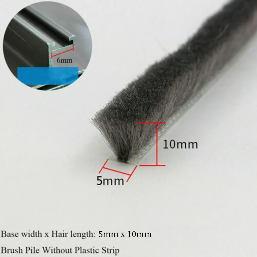 10M Hairy Seal Brush Pile Window Sliding Door Weather Strip Draught Excluder Dustproof, Windproof, Soundproof, Insect Proof
10M Hairy Seal Brush Pile Window Sliding Door Weather Strip Draught Excluder Dustproof, Windproof, Soundproof, Insect Proof