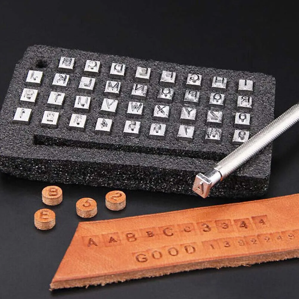 Stampers Set Printing Tools Alphabet Letters & Number Argent For DIY Leather Craft Metal Letter Stainless Steel
Stampers Set Printing Tools Alphabet Letters & Number Argent For DIY Leather Craft Metal Letter Stainless Steel