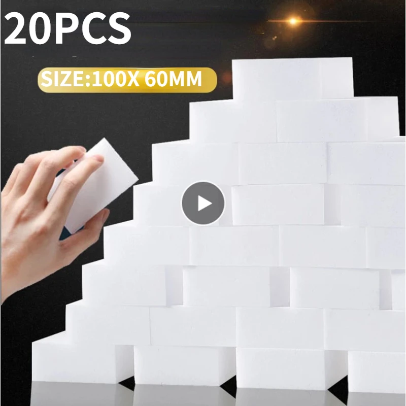 20Pcs 10x6x1cm Nano Sponge Multi-Function Foam Cleaner for Kitchen Office Bathroom Clean Accessory/Dish Cleaning Tools
20Pcs 10x6x1cm Nano Sponge Multi-Function Foam Cleaner for Kitchen Office Bathroom Clean Accessory/Dish Cleaning Tools
