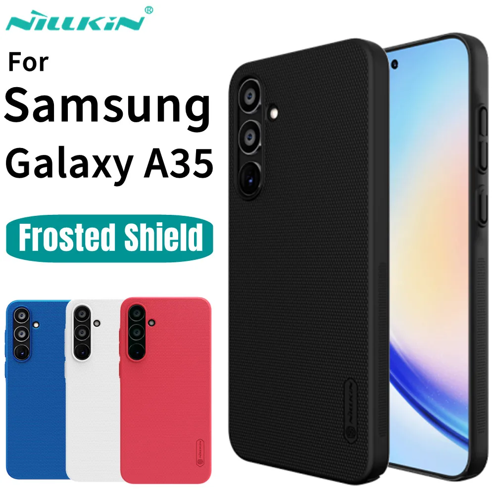 Чехол Nillkin для Samsung Galaxy A35, суперматовый защитный чехол, жесткий ультратонкий защитный чехол из поликарбоната для Samsung A35, чехлы для телефона
Чехол Nillkin для Samsung Galaxy A35, суперматовый защитный чехол, жесткий ультратонкий защитный чехол из поликарбоната для Samsung A35, чехлы для телефона
