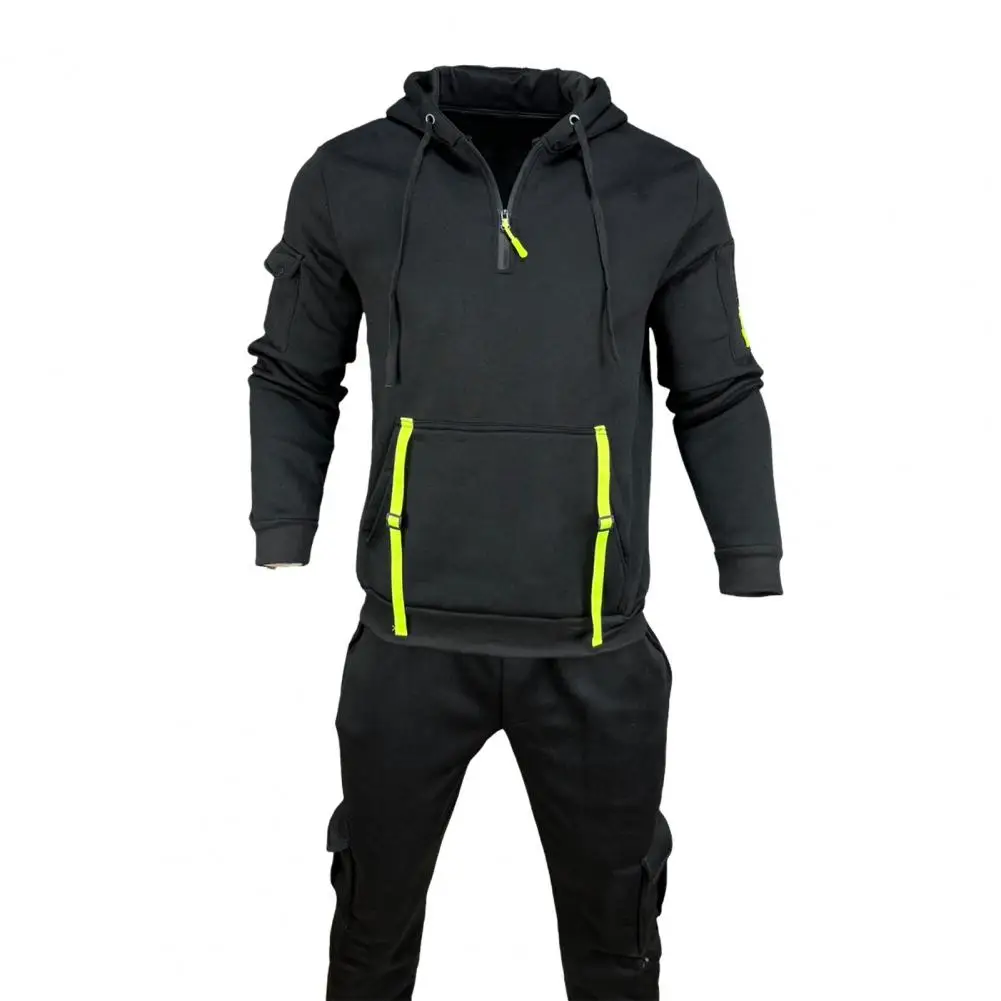 Men Hoodie Stylish Men's Hoodie Zippered Drawstring Pullover with Pocket Strap Detail for Warmth Sporty Appeal Fall Spring Men
Men Hoodie Stylish Men's Hoodie Zippered Drawstring Pullover with Pocket Strap Detail for Warmth Sporty Appeal Fall Spring Men