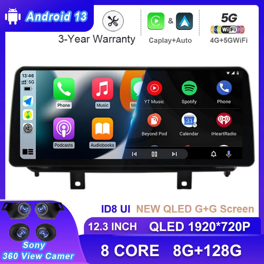 12,3 "Android 13 для BMW X5 F15 X6 F16 2014 - 2017 NBT Автомобильный GPS-навигатор стерео радио Мультимедиа беспроводной Carplay WiFi BT
12,3 "Android 13 для BMW X5 F15 X6 F16 2014 - 2017 NBT Автомобильный GPS-навигатор стерео радио Мультимедиа беспроводной Carplay WiFi BT