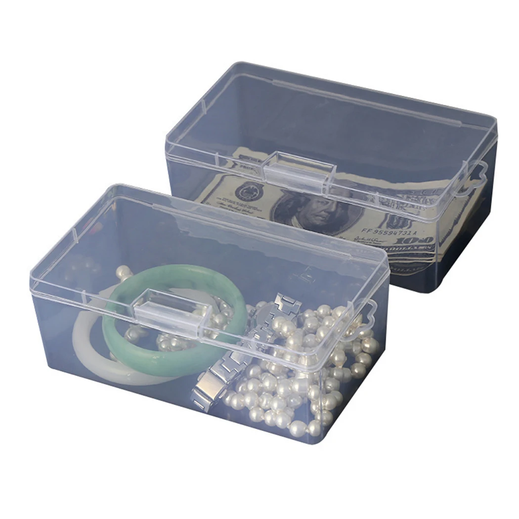 Rectangular Transparent Plastic Storage Box With Lid Bead Jewelry Container Organizer Case For Home Sundries Storage Accessories
Rectangular Transparent Plastic Storage Box With Lid Bead Jewelry Container Organizer Case For Home Sundries Storage Accessories