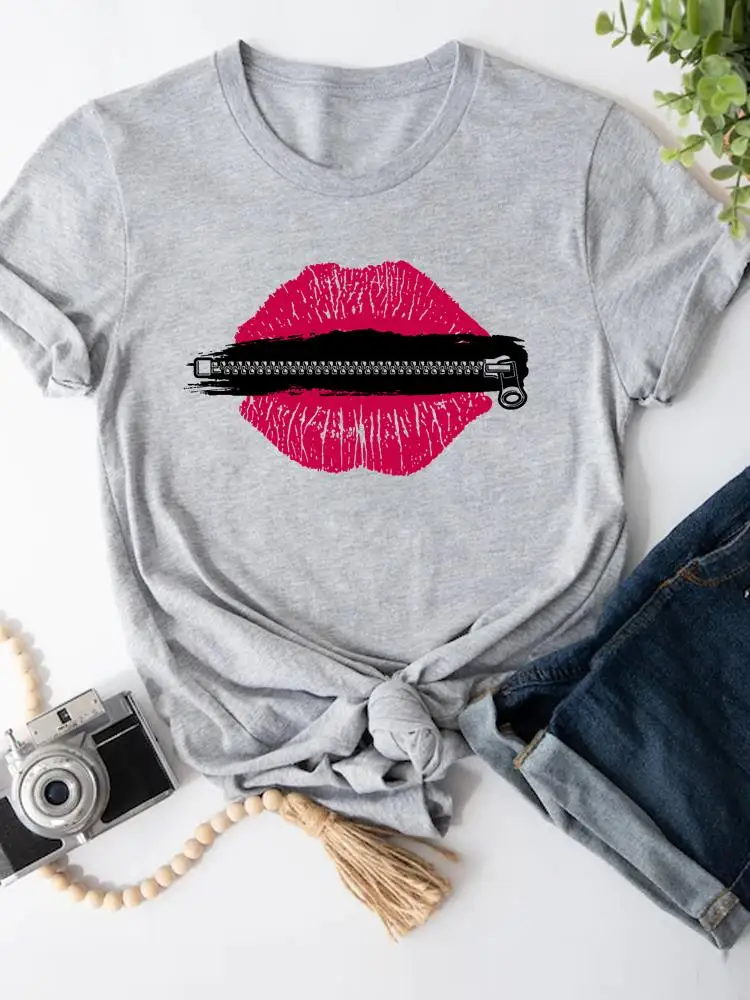 Lip Style Watercolor Lovely Women Female Fashion Summer Cartoon Shirt Clothing Short Sleeve T-shirts Print T Top Graphic Tee
Lip Style Watercolor Lovely Women Female Fashion Summer Cartoon Shirt Clothing Short Sleeve T-shirts Print T Top Graphic Tee