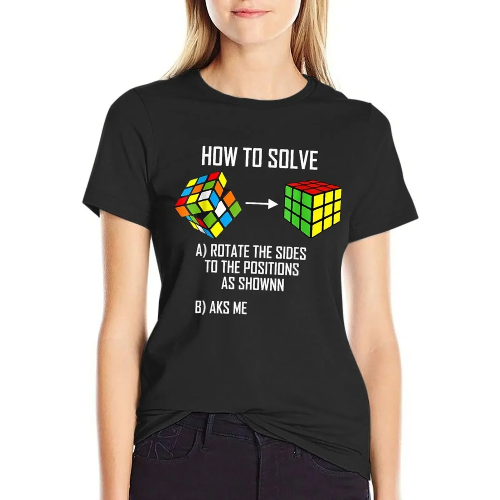 Funny Speed Cubing How To Solve Cube Math Puzzle T-Shirt tees hippie clothes aesthetic clothes t-shirt dress for Women long 
Funny Speed Cubing How To Solve Cube Math Puzzle T-Shirt tees hippie clothes aesthetic clothes t-shirt dress for Women long