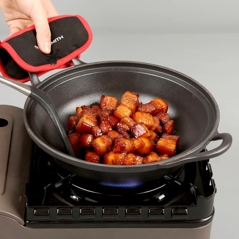 

Multi-function Cast Iron Pot Household Non-stick Frying Pan Claypot Rice Skillet Induction Cooker Cooking Pots Wok Pan