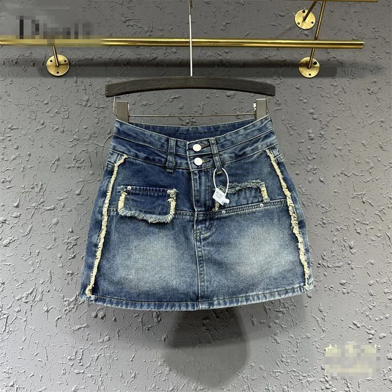 2024 New Personalized Design Sense Fashion Fur Edge High Waist Denim Short Skirt Wrapped Hip Skirt tennis skirt
2024 New Personalized Design Sense Fashion Fur Edge High Waist Denim Short Skirt Wrapped Hip Skirt tennis skirt