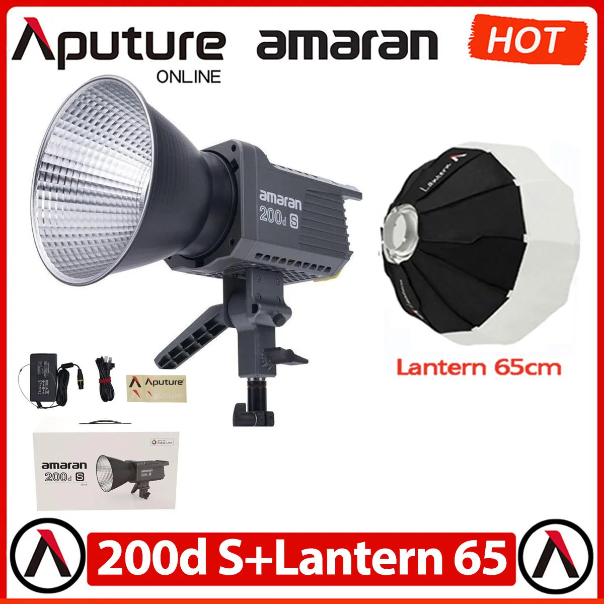 Aputure Amaran 200d S с фонариком 65 см, 200 Вт 5600K дневное освещение для фотосъемки крепление Bowens с управлением через приложение Sidus Link
Aputure Amaran 200d S с фонариком 65 см, 200 Вт 5600K дневное освещение для фотосъемки крепление Bowens с управлением через приложение Sidus Link