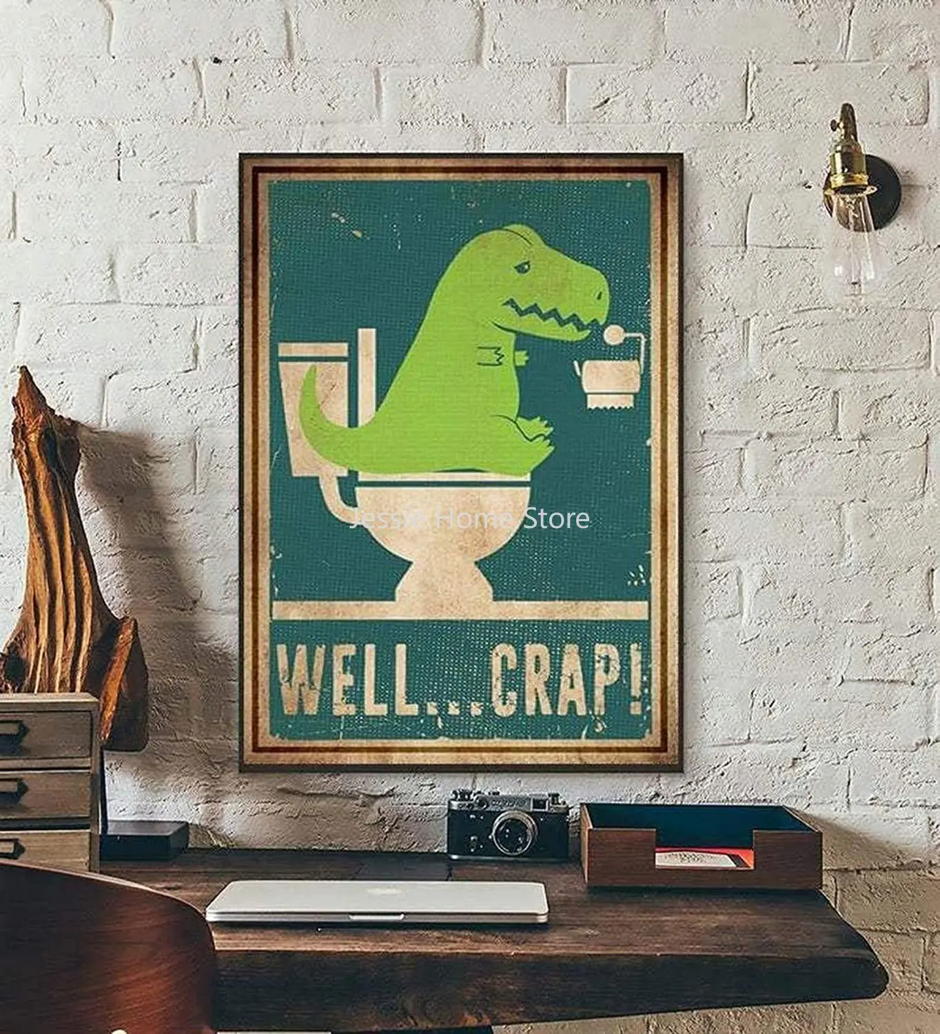 Eeypy Metal Sign Funny Bathroom Art, Well Crap Funny Dinosaur Art,Dinosaur Lover Gift, Funny Jurassic Park Wall Art, Signs for
Eeypy Metal Sign Funny Bathroom Art, Well Crap Funny Dinosaur Art,Dinosaur Lover Gift, Funny Jurassic Park Wall Art, Signs for