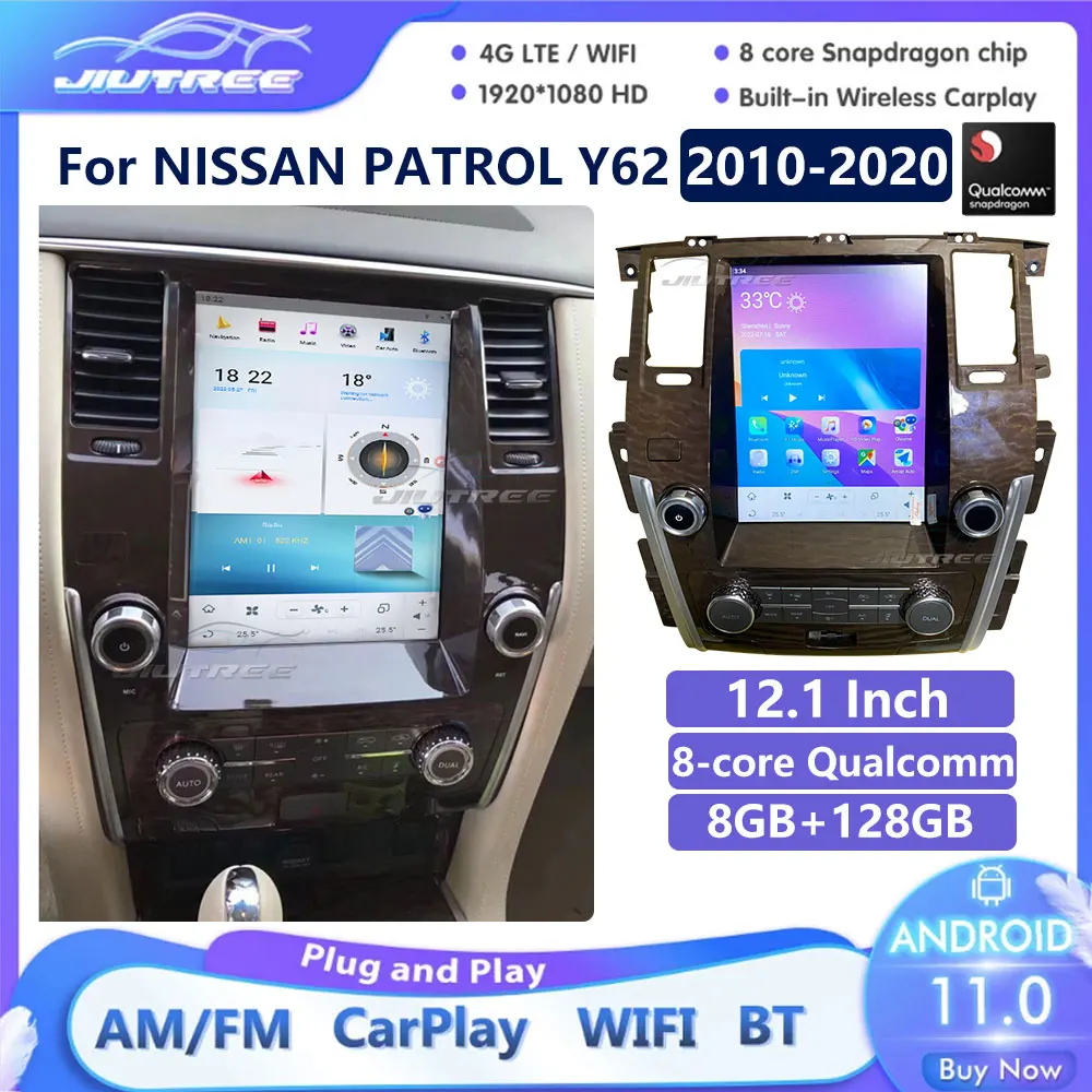 Car Radio Android 11.0 8+128G Tesla Style For Nissan Patrol Y62 2010-2020 Infiniti Qx80 GPS Navigation Stereo Recoder Head Unit
Car Radio Android 11.0 8+128G Tesla Style For Nissan Patrol Y62 2010-2020 Infiniti Qx80 GPS Navigation Stereo Recoder Head Unit