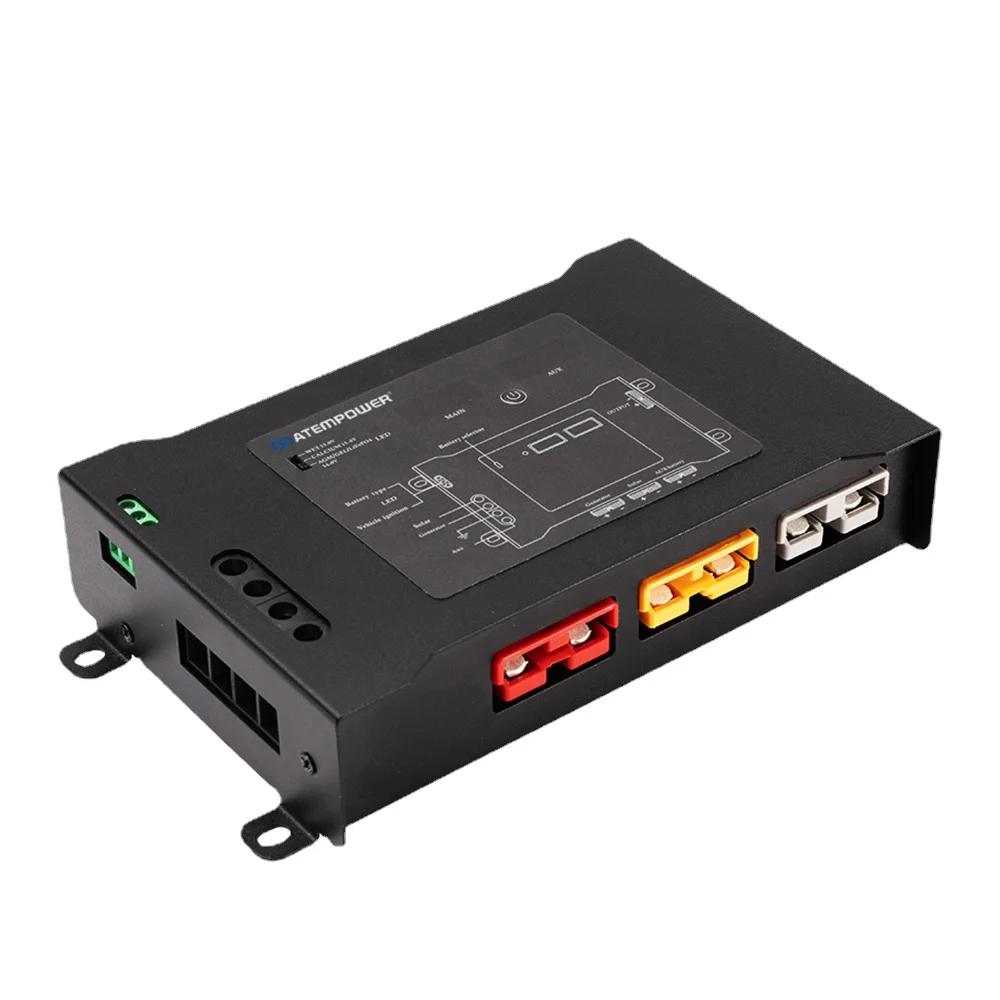 Black Steel Wet Calcium AGM Gel LiFePo4 Battery System DC to DC Dual Charger Smart Hub with Anderson Plug
Black Steel Wet Calcium AGM Gel LiFePo4 Battery System DC to DC Dual Charger Smart Hub with Anderson Plug