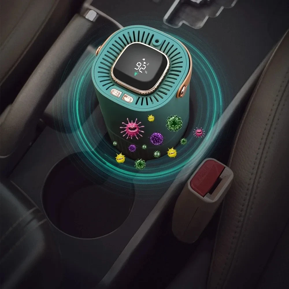NEW Portable Air Purifier Ionizer Negative Ion Generator Cigarette Smoke Odor Removal Filter Car Air Freshener
NEW Portable Air Purifier Ionizer Negative Ion Generator Cigarette Smoke Odor Removal Filter Car Air Freshener