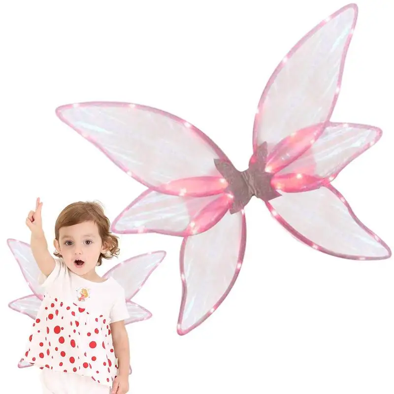 

Принцесса сказочные крылья бабочки эльфа Крылья Детское платье детский душ реквизит для фото Крылья ангела для девочек Бабочка украшение на день рождения