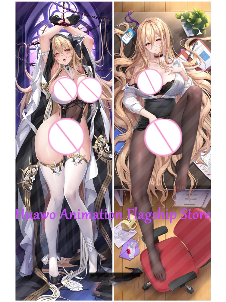 

Dakimakura Anime Pillow Cover Azur Lane Double Sided Print 2Way Cushion Cover Xmas Gifts