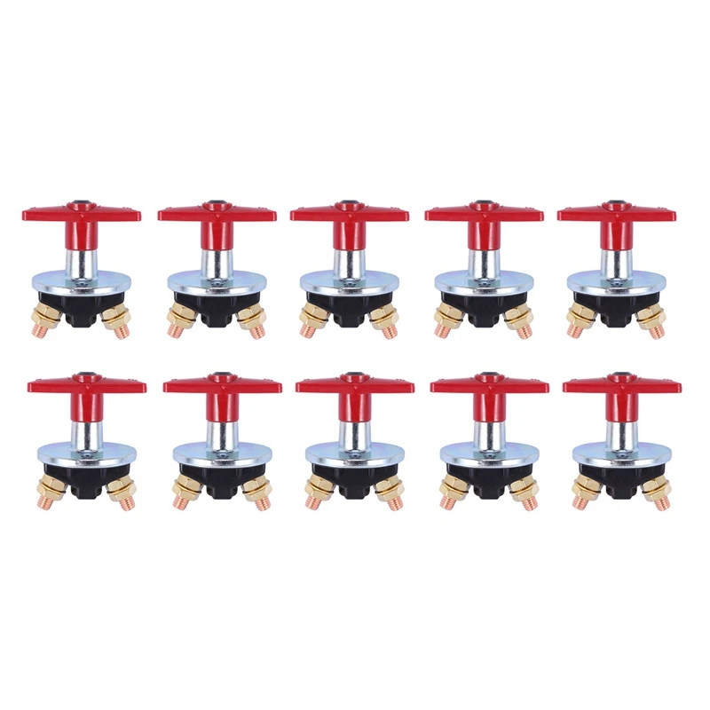 10X 1500 Amp Fixed Key Battery Isolator Cut Off Kill Switch 12V / 24V Heavy Duty Electrical Switch
10X 1500 Amp Fixed Key Battery Isolator Cut Off Kill Switch 12V / 24V Heavy Duty Electrical Switch