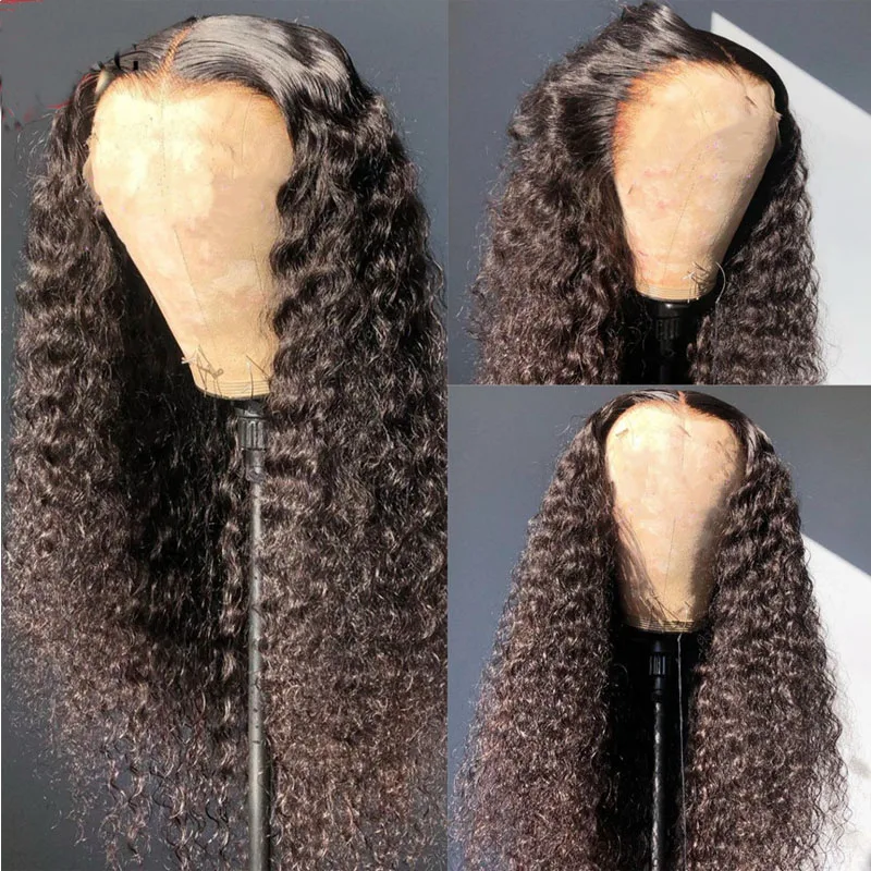 Preplucked 26 Inches Long 180%Density Glueless Black Kinky Curly Lace Front Wig With BabyHair Heat Temperature Daily Cosplay Wig
Preplucked 26 Inches Long 180%Density Glueless Black Kinky Curly Lace Front Wig With BabyHair Heat Temperature Daily Cosplay Wig