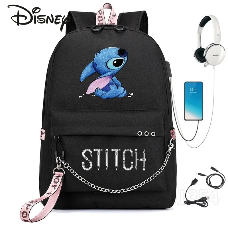 Disney Stitch New Children's Backpack Cartoon Fashion Children's Book Bag USB Multi Functional Student Book Bag Large Capacity
Disney Stitch New Children's Backpack Cartoon Fashion Children's Book Bag USB Multi Functional Student Book Bag Large Capacity