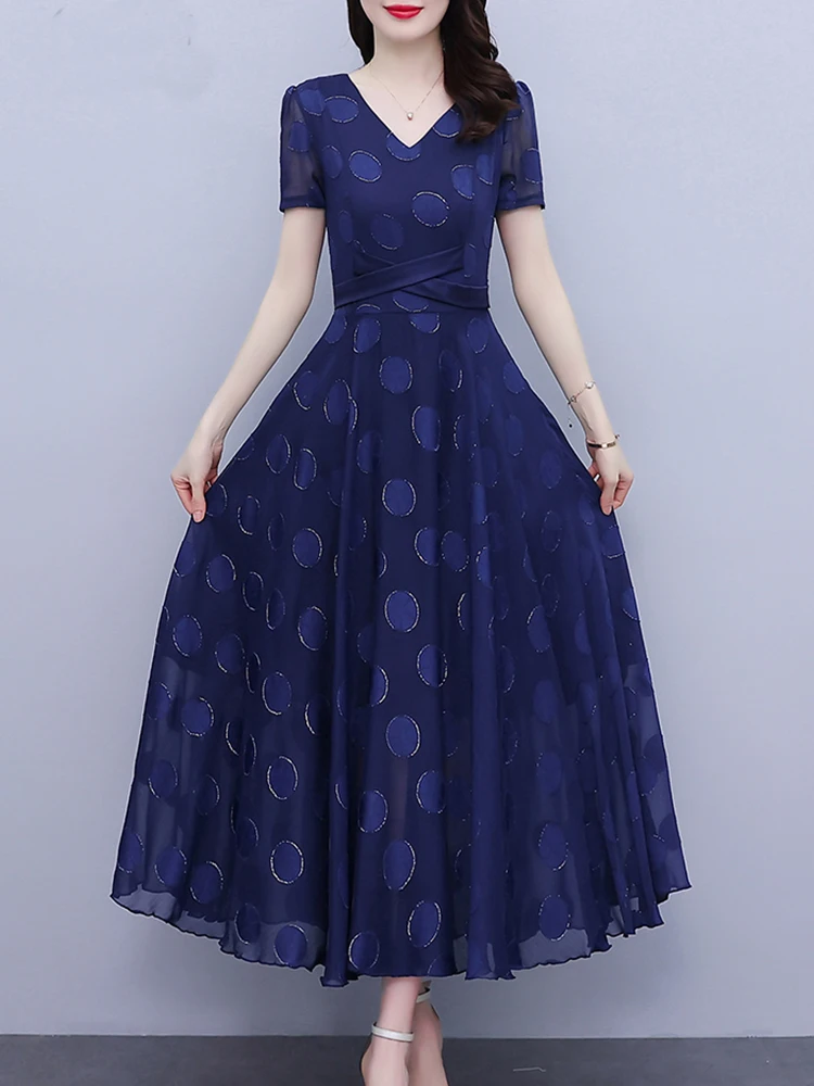 Dress Women Summer Midi Chiffon Blue Long Evening Dresses Clothes For 2023 Beach Elegant Casual Party Luxury Fashion Tunics Prom
Dress Women Summer Midi Chiffon Blue Long Evening Dresses Clothes For 2023 Beach Elegant Casual Party Luxury Fashion Tunics Prom