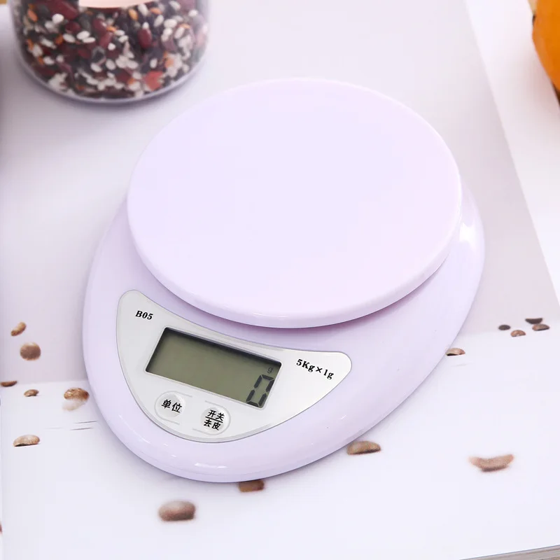 

Digital 5kg/1g Portable Scale LED Electronic Scales Postal Food Balance Measuring Weight Kitchen LED Electronic Scales