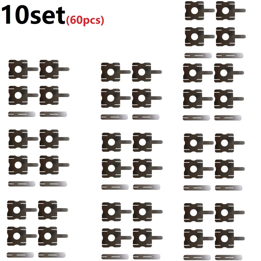 Power Tools Soldering Supplies Soldering Supplies 10set(60pcs) Nickel Plated Steel Strap Strip Sheet For Battery Pack Spot Weld
Power Tools Soldering Supplies Soldering Supplies 10set(60pcs) Nickel Plated Steel Strap Strip Sheet For Battery Pack Spot Weld