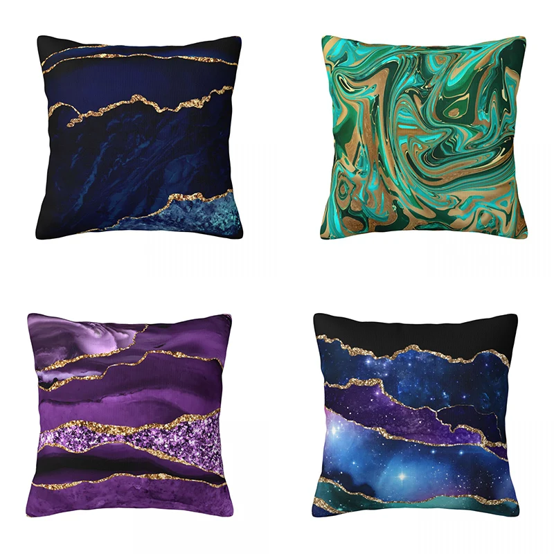 Customizable Marble Printed Pillowcase Green Gold Liquid Cushion Zipper Pillowcase Summer Luxury Cover
Customizable Marble Printed Pillowcase Green Gold Liquid Cushion Zipper Pillowcase Summer Luxury Cover