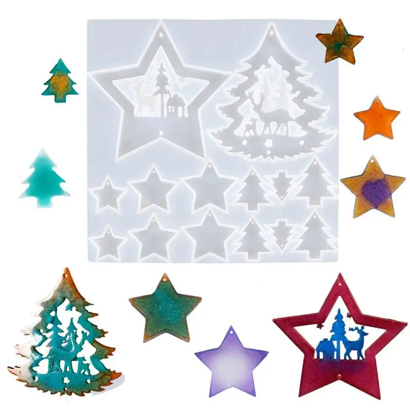 3D Silicone Christmas Decorations Mold Star 3D Abstract Plaster Epoxy Resin Mould Aromatherapy Scented Candle Forms Candle
3D Silicone Christmas Decorations Mold Star 3D Abstract Plaster Epoxy Resin Mould Aromatherapy Scented Candle Forms Candle