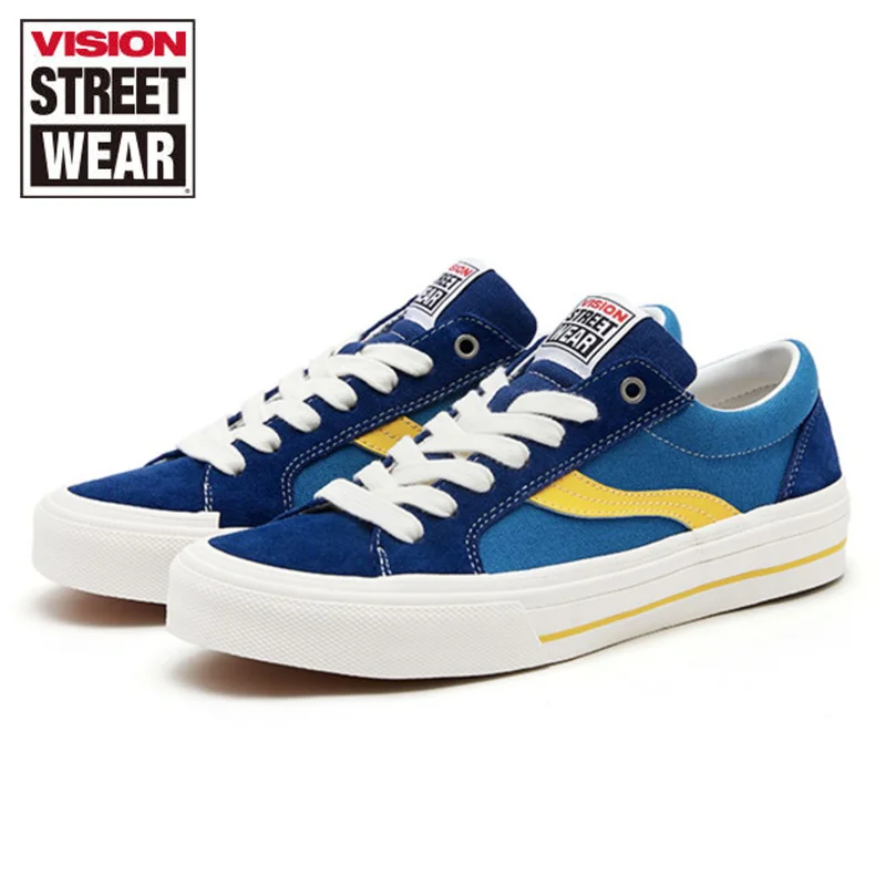 VISION STREET WEAR Men Sport Skateboarding Shoes Women Retro Black Rubber Low Top Suede Canvas Shoes Unisex Skate Sneakers
VISION STREET WEAR Men Sport Skateboarding Shoes Women Retro Black Rubber Low Top Suede Canvas Shoes Unisex Skate Sneakers
